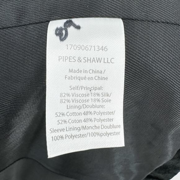 Veronica Beard Blazer Briar Black Miller Double Breasted Velvet Jacket Classic 2 - Picture 11 of 12